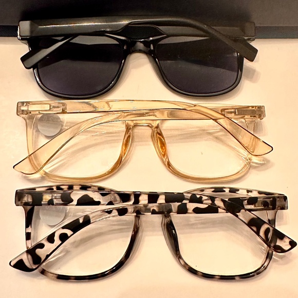 New (2) Blue Light Readers + (1) Full Reader Sunglasses +2.0 - Picture 2 of 16